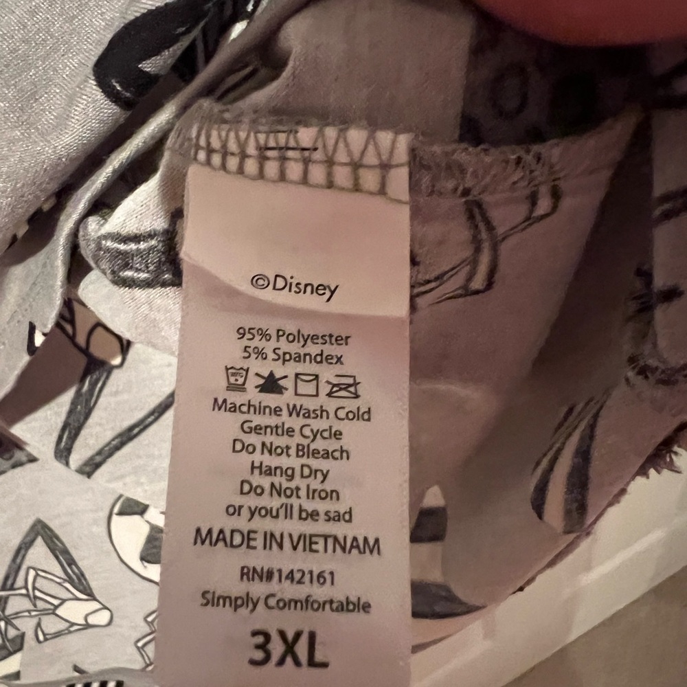 LuLaRoe Jack Skellington Irma 3X EUC - Picture 4 of 5